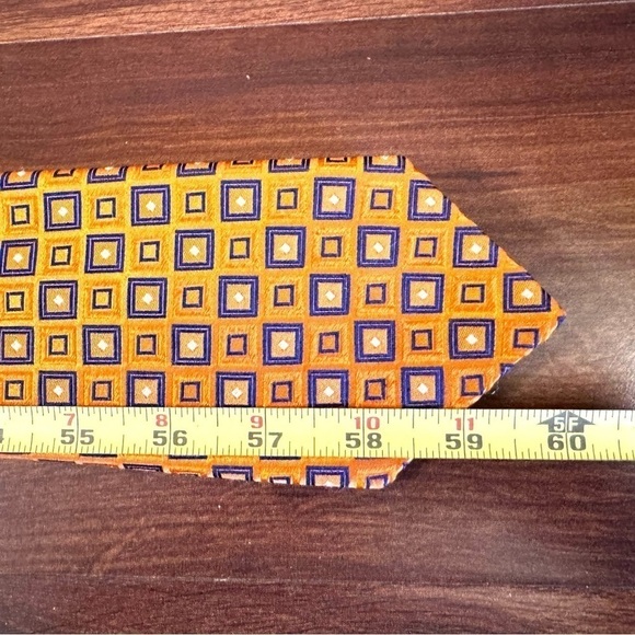 🍂SALE🍂NORDSTROM 100% Silk Orange Necktie - Picture 9 of 9